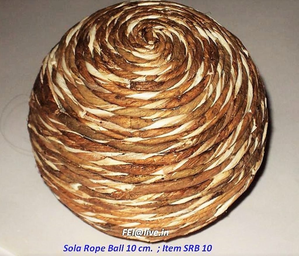 SOLA ROPE BALL 10 CM. LOOSE